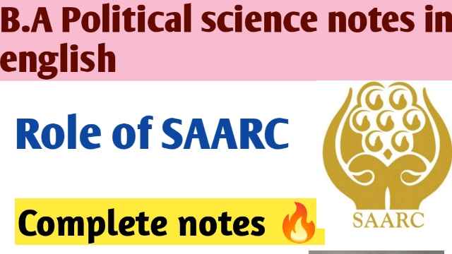 Role of SAARC Notes | Achievements of SAARC